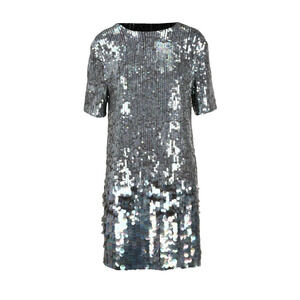 P.A.R.O.S.H. Sequin Dress - Silver